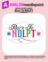 Born To NDLPT - Needlepoint Chart Download
