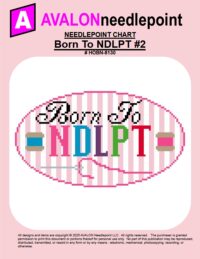 Born To Needlepoint #2 – Digital Needlepoint Chart Download