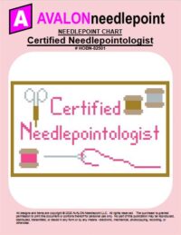 Certified Needlepointologist - Needlepoint Chart Download