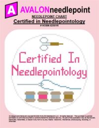 Certified In Needlepointology - Round - Needlepoint Chart Download