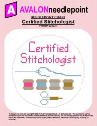 Certified Stitchologist – Round - Needlepoint Chart Download