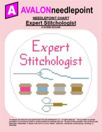 Expert Stitchologist – Round - Needlepoint Chart Download