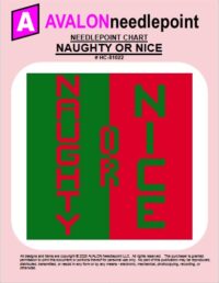 NAUGHTY OR NICE – Needlepoint Chart Download