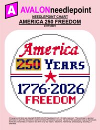 America 250 Freedom – Digital Needlepoint Chart Download