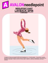 Layback Spin – Digital Needlepoint Chart Download